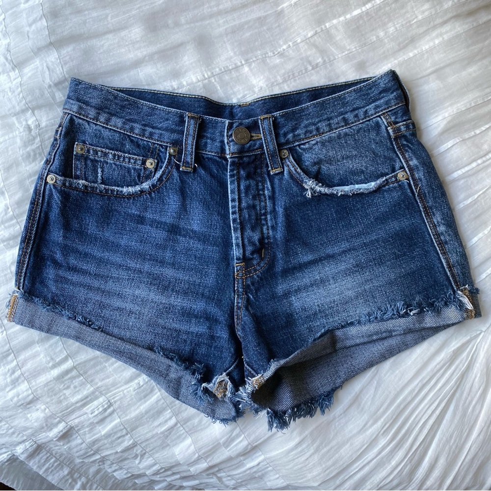 BDG Tom Girl Mid-rise denim shorts
